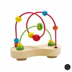 Hape Classic Wooden Double Bead Maze Toy